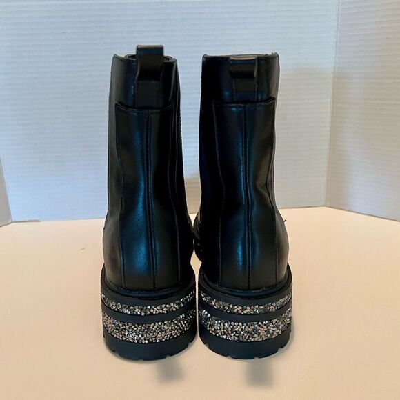 SHUSHOP Yazlin Women’s Black Lug Boot 11 *NEW* - Picture 9 of 14